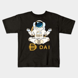 Dai  Crypto Dai  Token Dai  Cryptocurrency coin token Kids T-Shirt